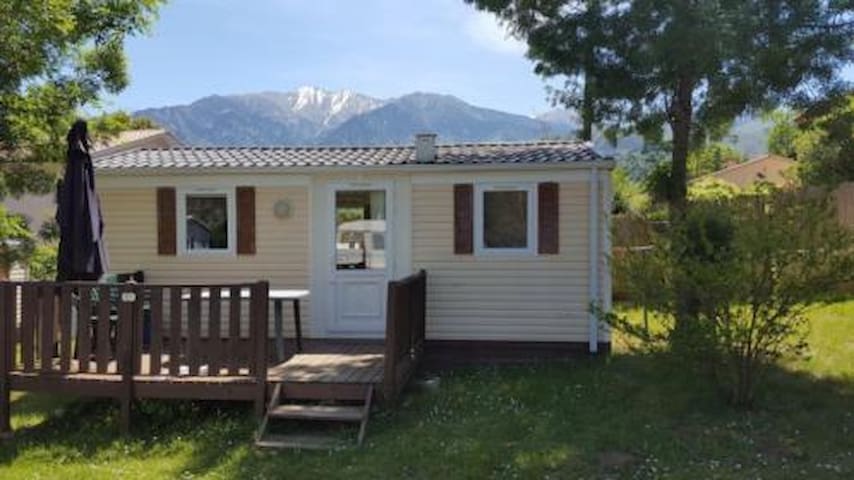Mobile Home te huur op rustige camping pyreneeen