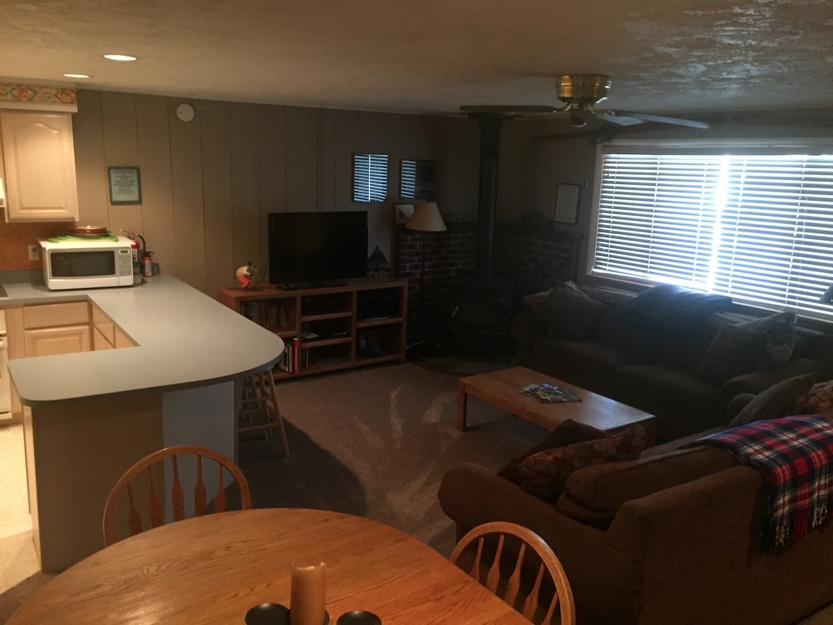 Dining and Living areas