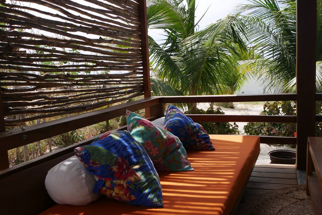 Sofa on the deck