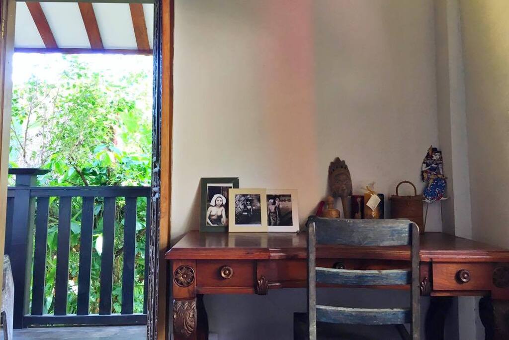 Desk with Knick-knacks