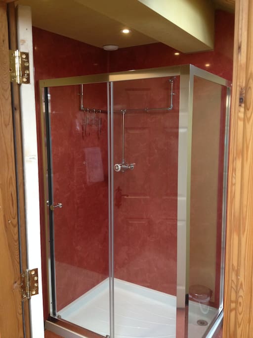 Large shower en-suite.
