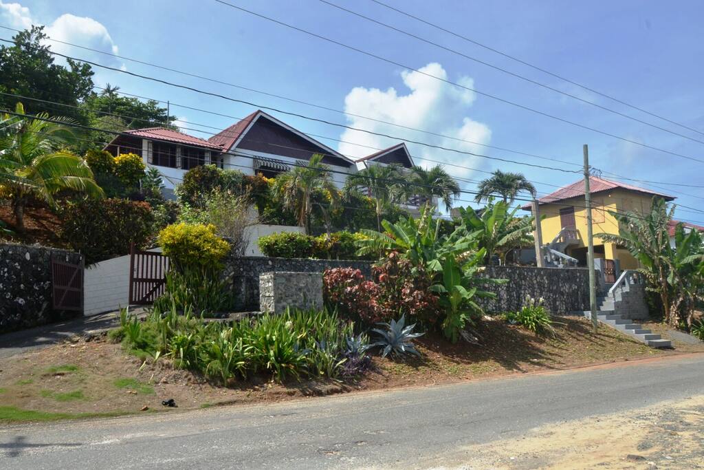 View of the home from the road