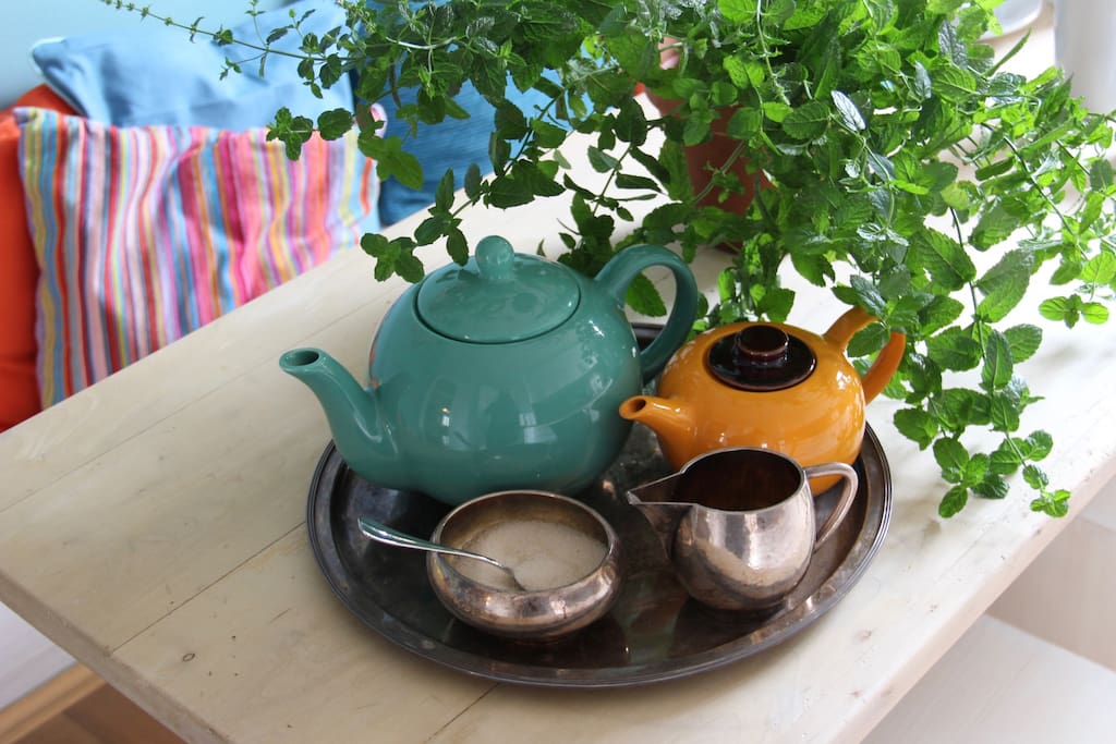 We supply tea and coffee for your stay!