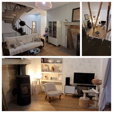Garden garage townhouse