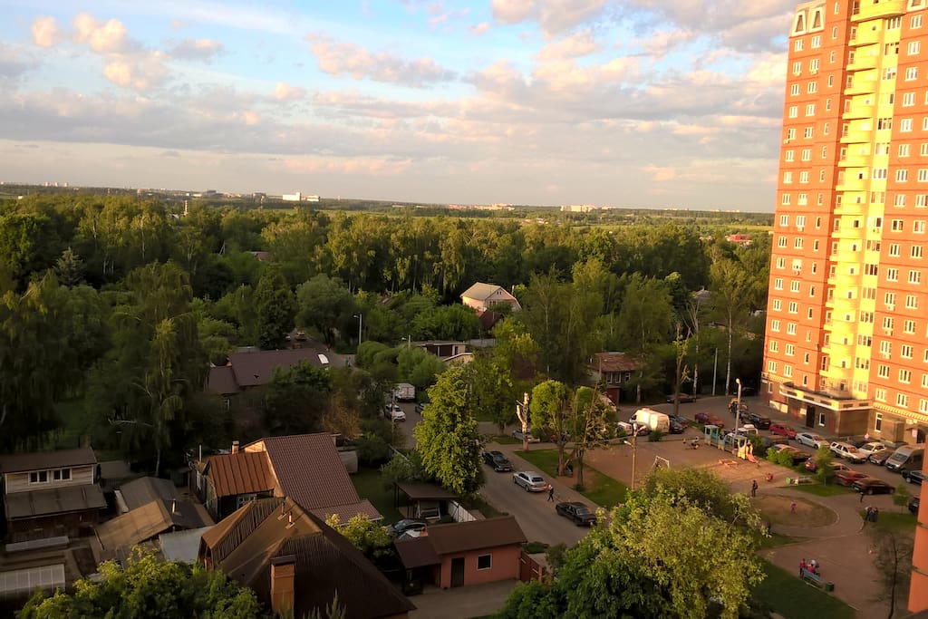 аэропорт Шереметьево. вид из окна