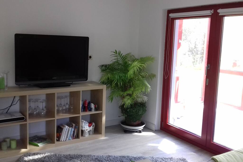 Eingang zum Wohnzimmer vom Wintergarten her
