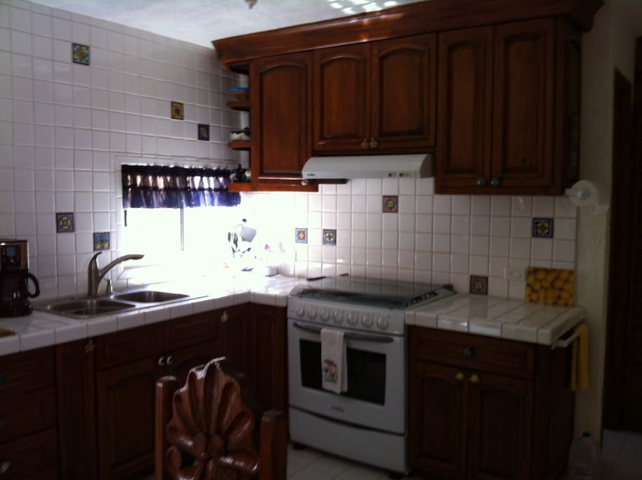 Fully equipped kitchen
