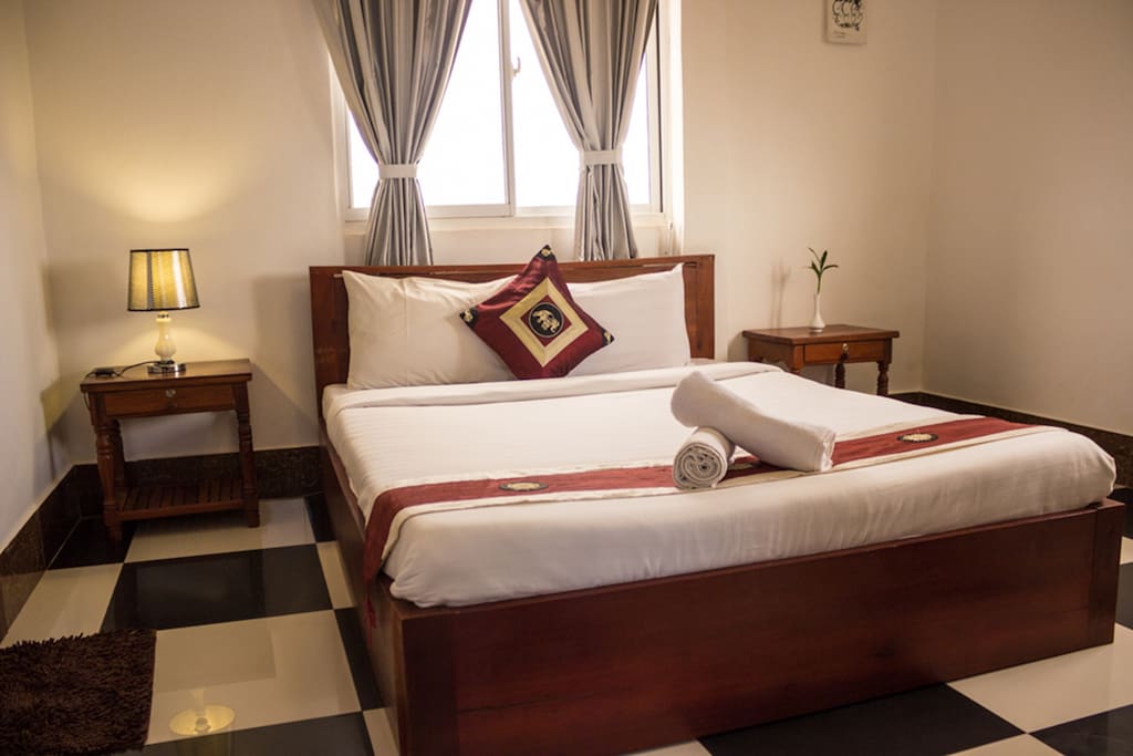 The double bedroom has 1 double size bed