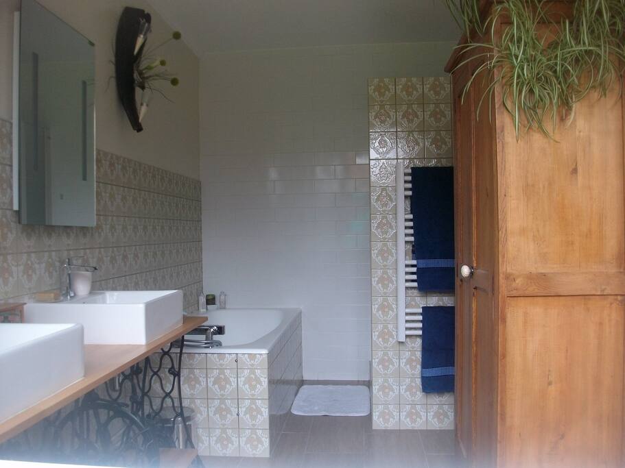Salle de bain privée chambre rez de chaussée