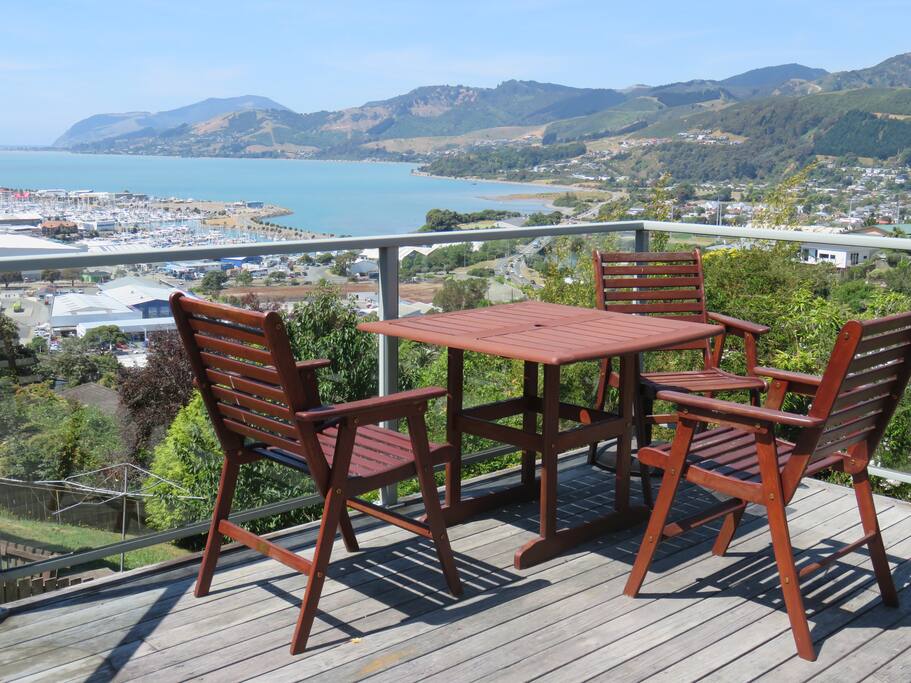 Enjoy the view from the deck