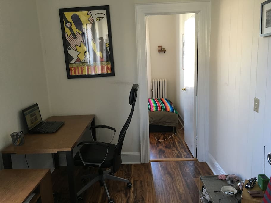 Studio next to the bedroom.