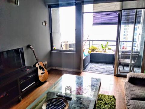 Artistic room in Bangsar South near LRT