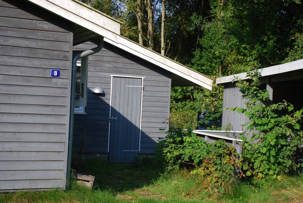 Hyggelig gård ved køkkenet