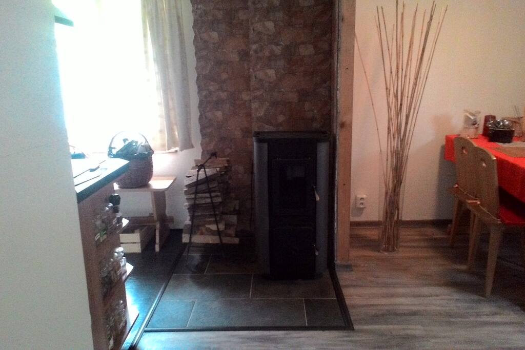 Fireplace heater. Krbová kamna.