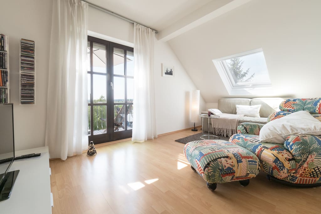 Living room with sleeping couch
