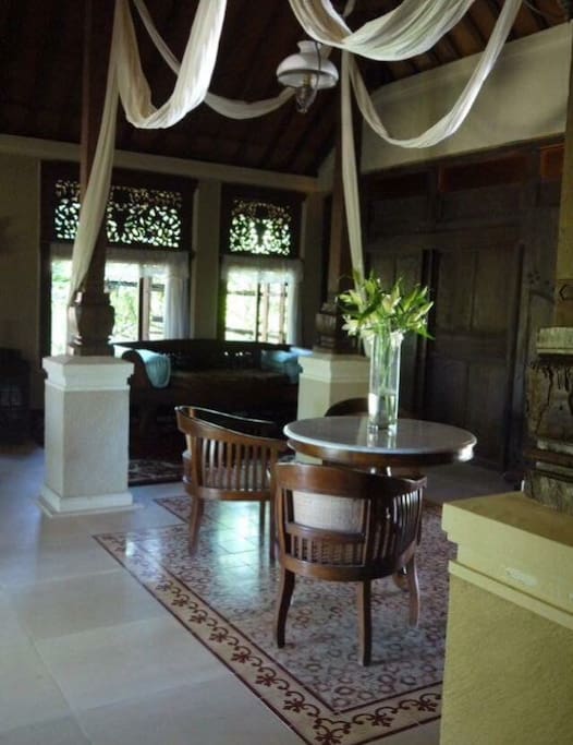 Ndalem Chitra's Family & Dining Room (Ancient Javanese House - Kudus Style)