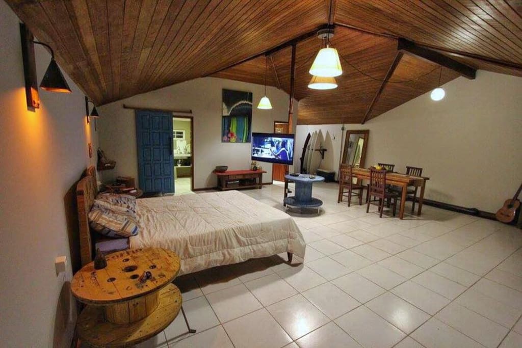 Este é loft com ambientes integrados..