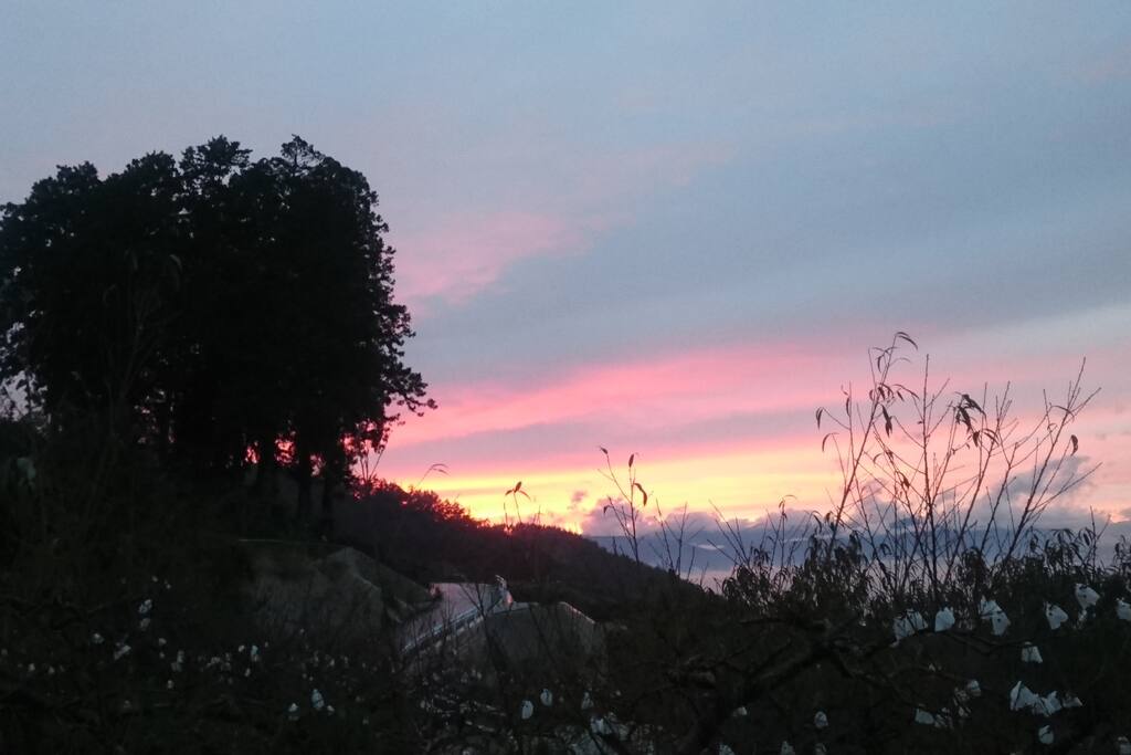 Sunset view from Nizi