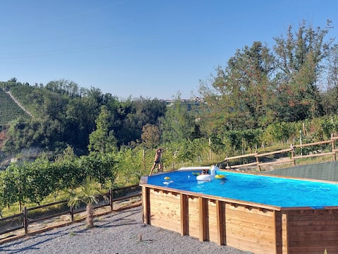 Farmhouse in the countryside with pool