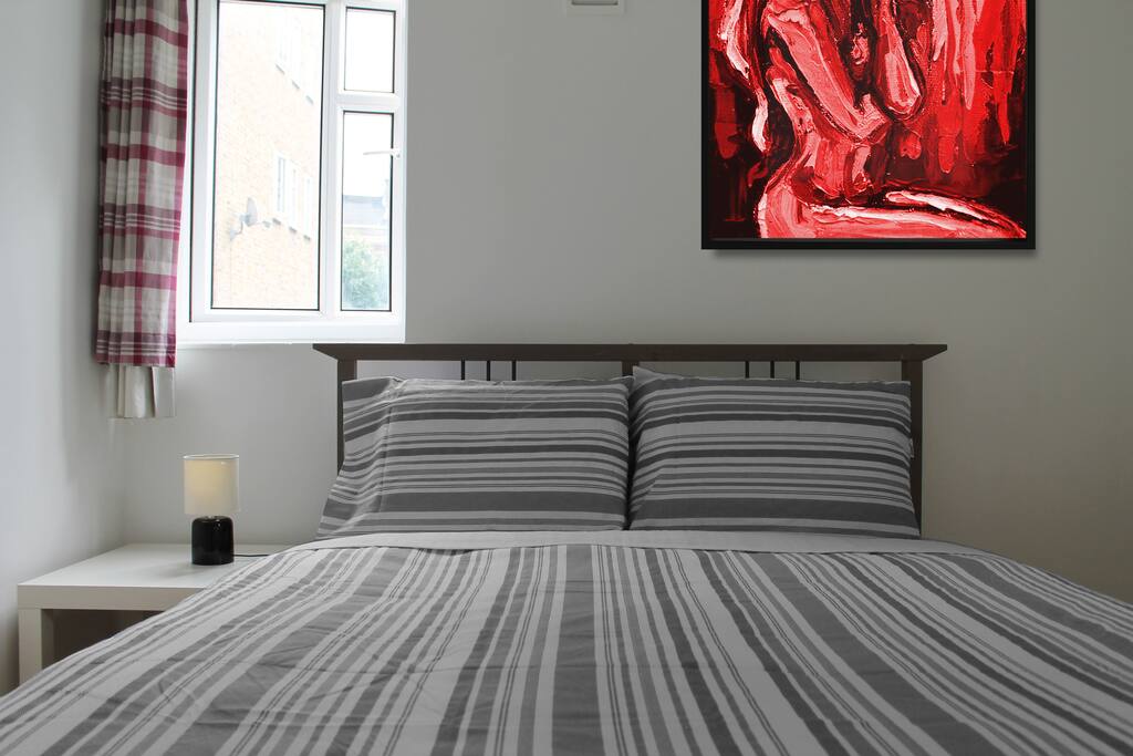 A comfortable double beds