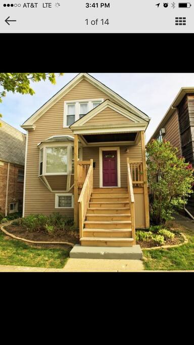 Front of the house