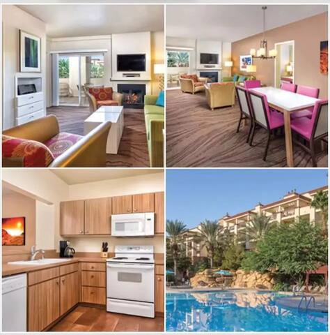 Lazy River! Luxury 2 Bdrm Villa Free Shuttle Strip