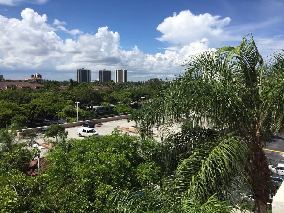 View from balcony