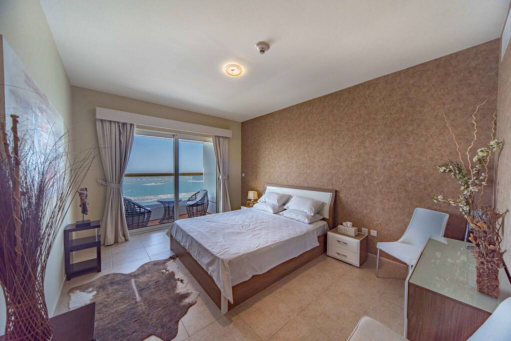 Bedroom with balcony