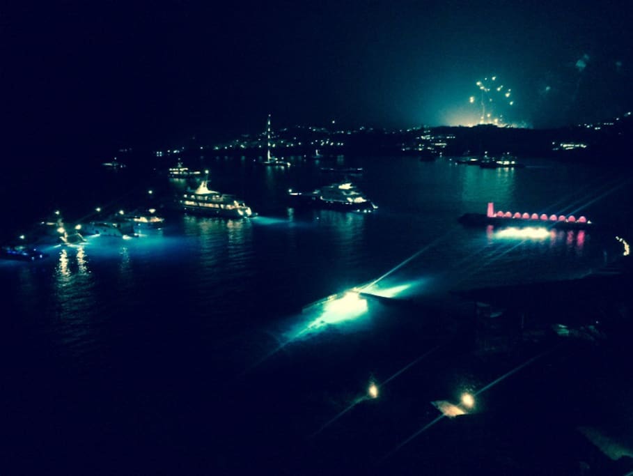 Beautiful landscape by night!