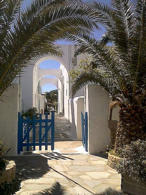 House entrance from the street