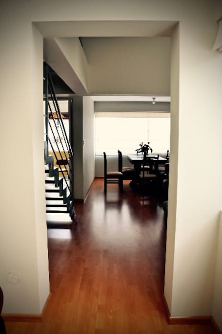 living and dining room