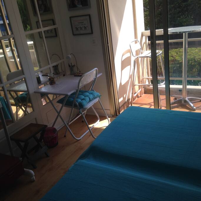 chambre double à deux lits + balcon