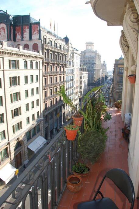 Access to balcony from your room