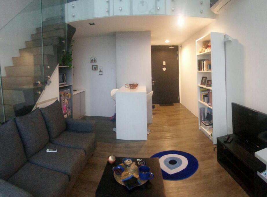 Living Room & Kitchen