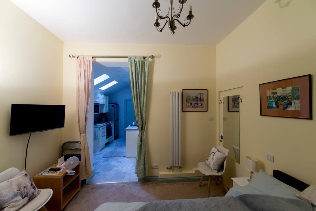 Double bedroom leading to kitchen