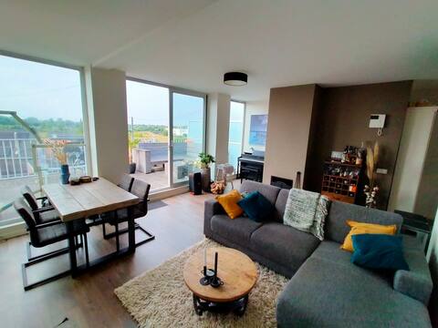 Beautiful maisonette with a large roof terrace