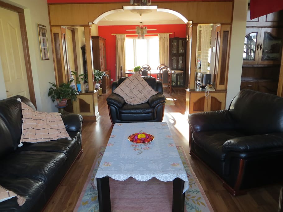 Open plan living room