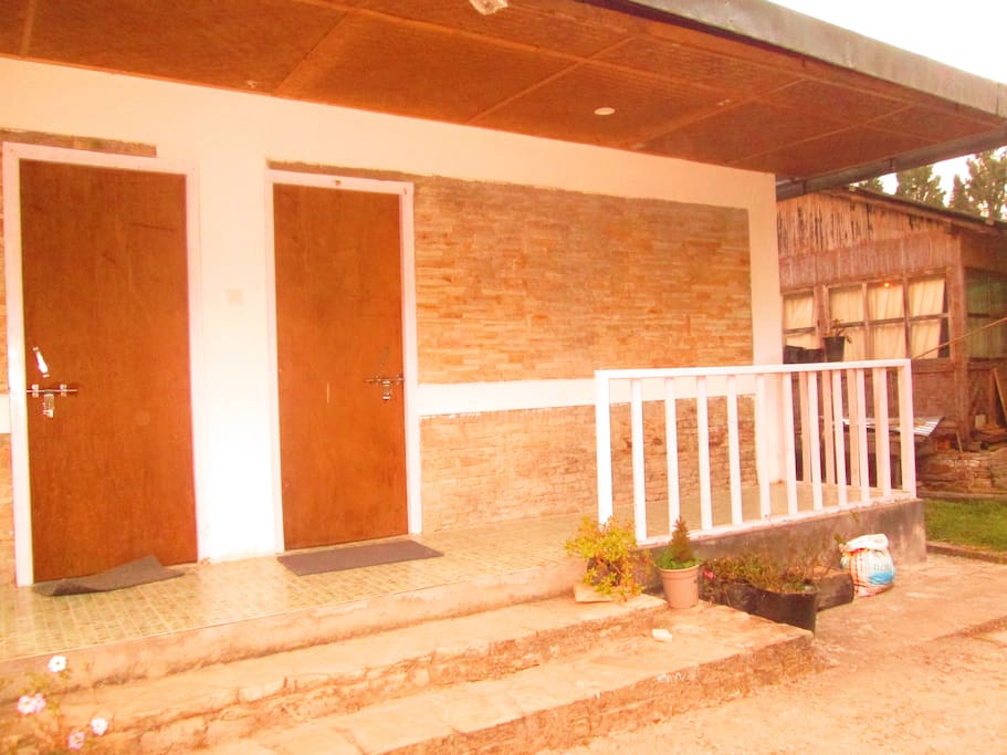 There are three such homestays with identical layout and furniture.