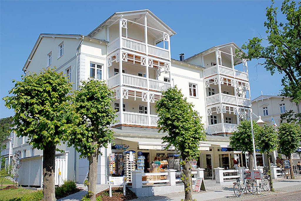 Hausansicht der Villa Seerose im Ostseebad Sellin