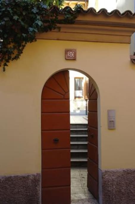 entrance to the building