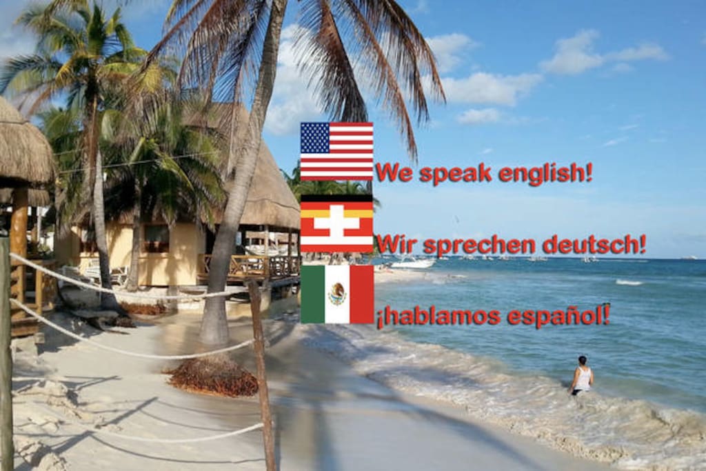 We speak german, english and spanish!