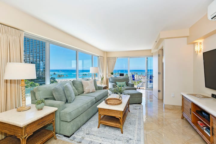 Lusso Oceanside / Beauty, Free Parking / Wifi, 2/2, Ac, W / D, Washlet, 6 Posti Letto - Honolulu, HI