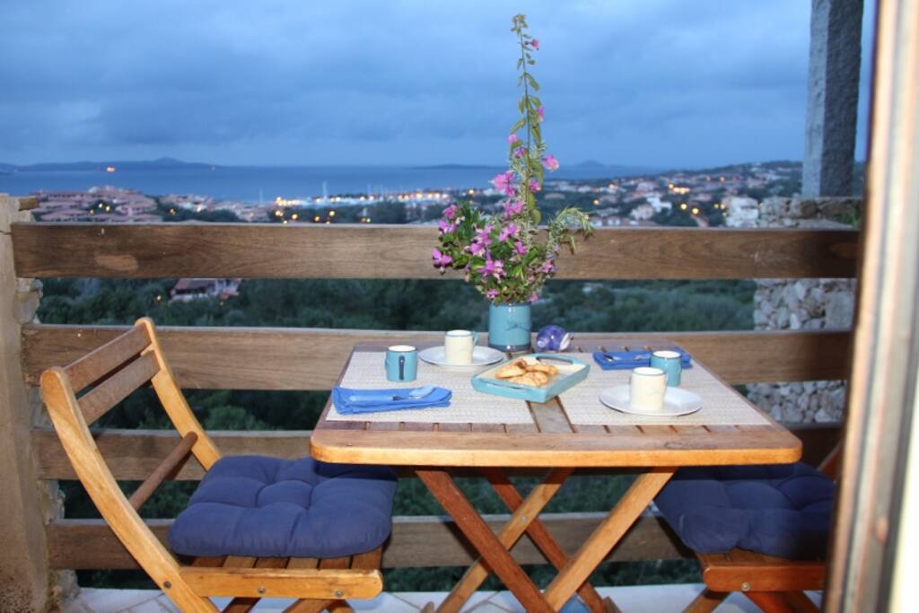Vista dal balcone