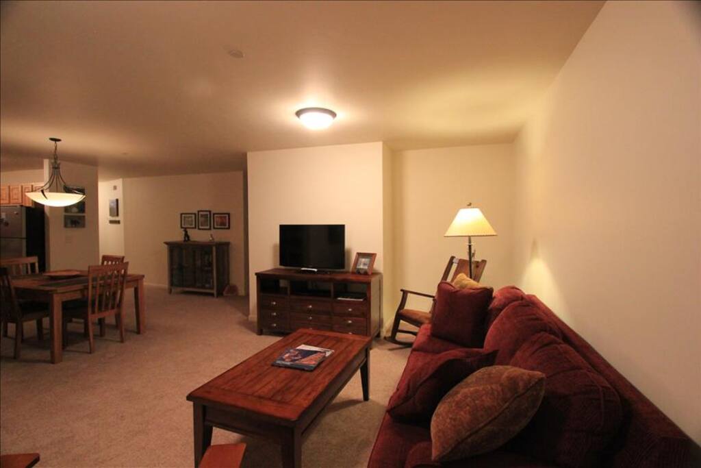 Living room with DirectTV