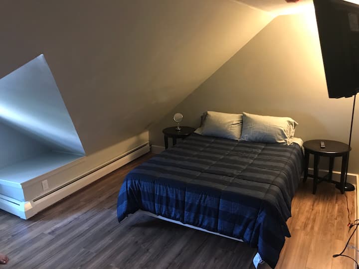 Bedroom 2 with queen size bed.  