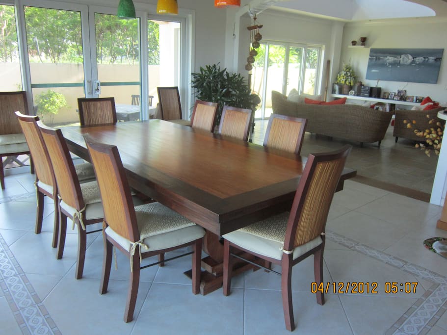 Dining and Living rooms