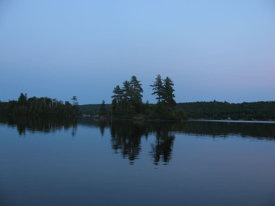 Lake Medora islands
