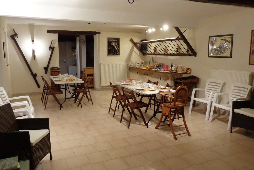 Service du petit déjeuner