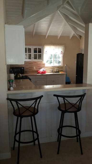 Breakfast bar area.