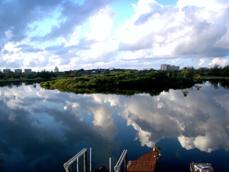 Vue sur le Golf depuis le toit -terrasse